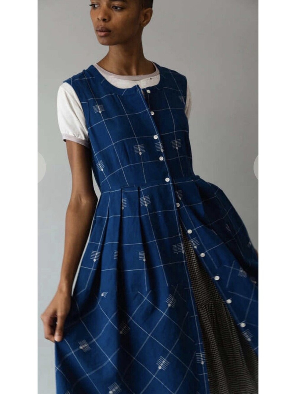 Caron Callahan Cotton Midi Dress, Size 4